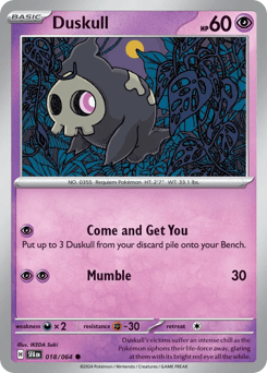 Duskull 18/64 — Shrouded Fable