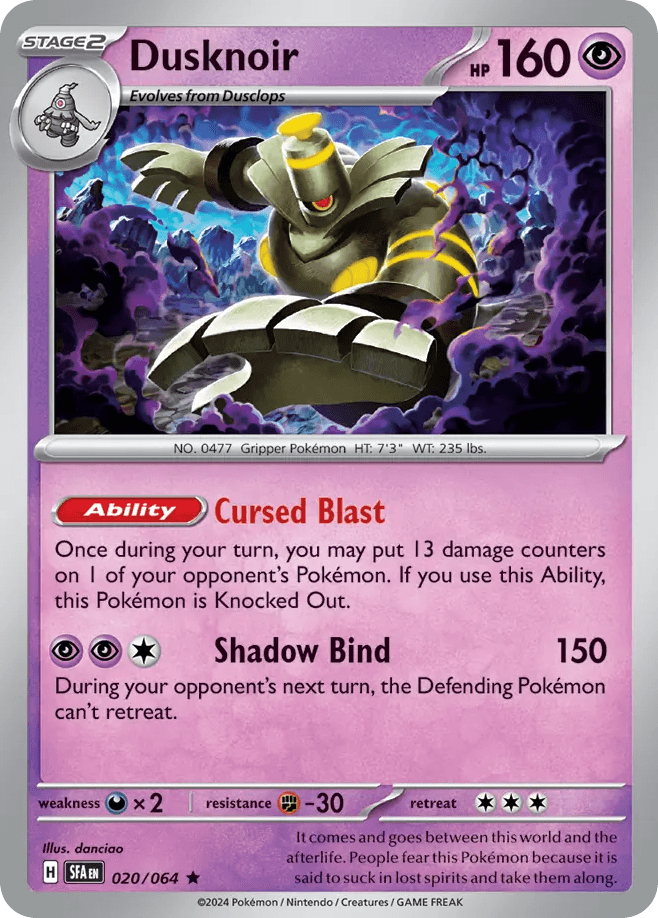 Dusknoir 20 Shrouded Fable