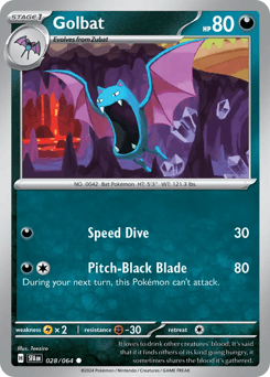 Golbat 28/64 — Shrouded Fable