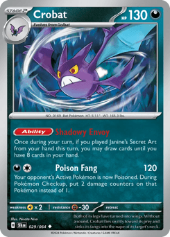 Crobat 29/64 — Shrouded Fable