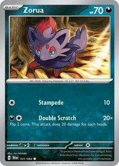 Zorua 31/64 — Shrouded Fable