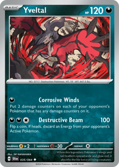 Yveltal 35/64 — Shrouded Fable