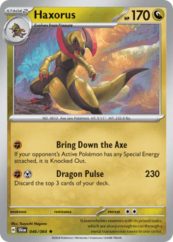 Haxorus 46/64 — Shrouded Fable