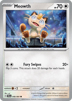 Meowth 48/64 — Shrouded Fable