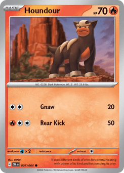 Houndour 7/64 — Shrouded Fable