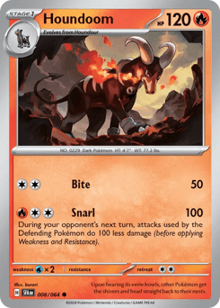 Houndoom 8/64 — Shrouded Fable
