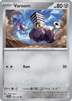 Varoom Pokémon card