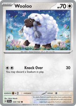 Wooloo Pokémon card