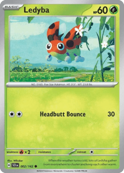 Ledyba Pokémon card