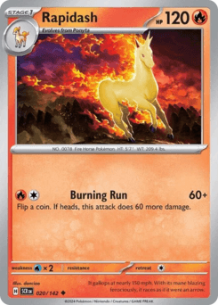 Rapidash 20/142 — Stellar Crown