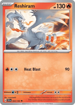 Reshiram 22/142 — Stellar Crown