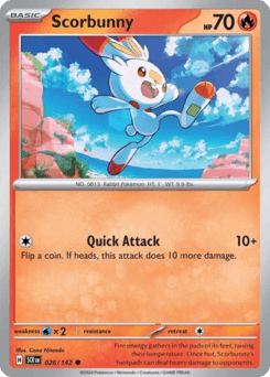 Scorbunny 26/142 — Stellar Crown