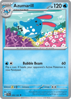 Azumarill 34/142 — Stellar Crown