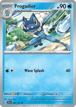 Frogadier 40/142 — Stellar Crown