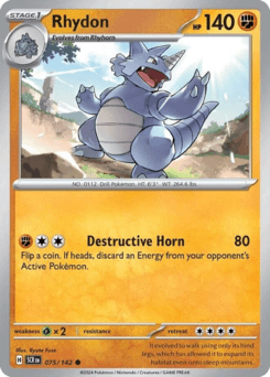 Rhydon Pokémon card