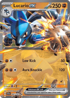 Lucario ex 82/142 — Stellar Crown