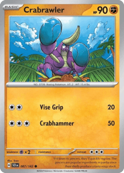 Crabrawler Pokémon card
