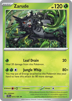 Zarude 11/191 — Surging Sparks