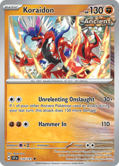 Koraidon 116/191 — Surging Sparks