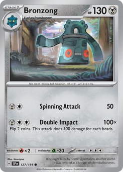 Bronzong 127/191 — Surging Sparks