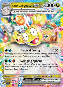 Alolan Exeggutor ex 133/191 — Surging Sparks