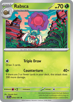Rabsca Pokémon card