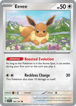 Eevee 143/191 — Surging Sparks