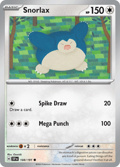 Snorlax 144/191 — Surging Sparks