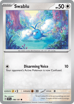Swablu Pokémon card