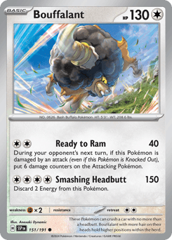 Bouffalant Pokémon card
