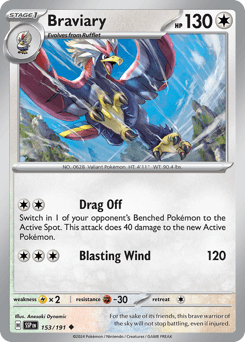 Braviary 153/191 — Surging Sparks