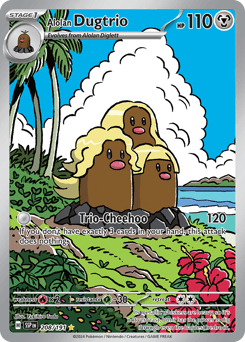 Alolan Dugtrio 208/191 — Surging Sparks