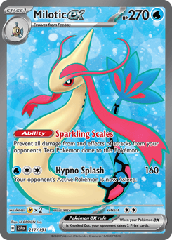 Milotic ex 217/191 — Surging Sparks