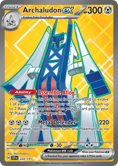 Archaludon ex 224/191 — Surging Sparks