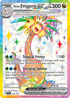 Alolan Exeggutor ex 225/191 — Surging Sparks