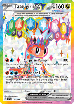 Tatsugiri ex 226/191 — Surging Sparks