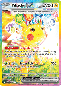 Pikachu ex 238/191 — Surging Sparks