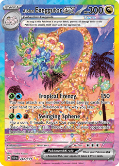 Alolan Exeggutor ex 242/191 — Surging Sparks