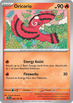 Oricorio 26/191 — Surging Sparks