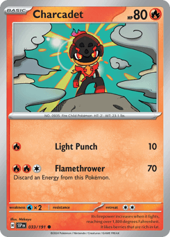 Charcadet 33/191 — Surging Sparks