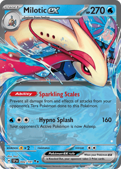 Milotic ex 42/191 — Surging Sparks