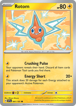 Rotom 61/191 — Surging Sparks