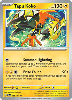 Tapu Koko 65/191 — Surging Sparks