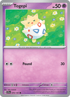Togepi 70/191 — Surging Sparks