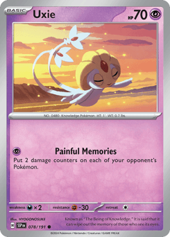 Uxie 78/191 — Surging Sparks