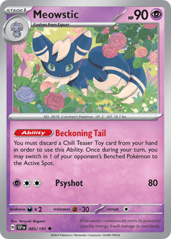 Meowstic 85/191 — Surging Sparks