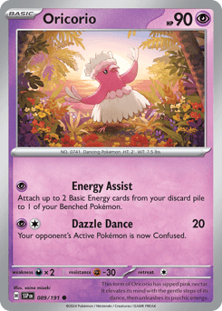 Oricorio 89/191 — Surging Sparks