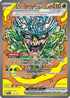 Teal Mask Ogerpon ex 145/131 — Prismatic Evolutions