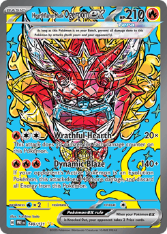 Hearthflame Mask Ogerpon ex 148/131 — Prismatic Evolutions