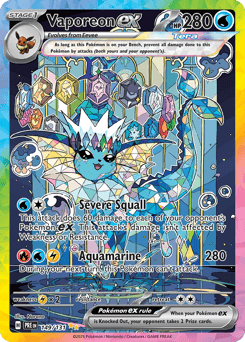 Vaporeon ex 149/131 — Prismatic Evolutions